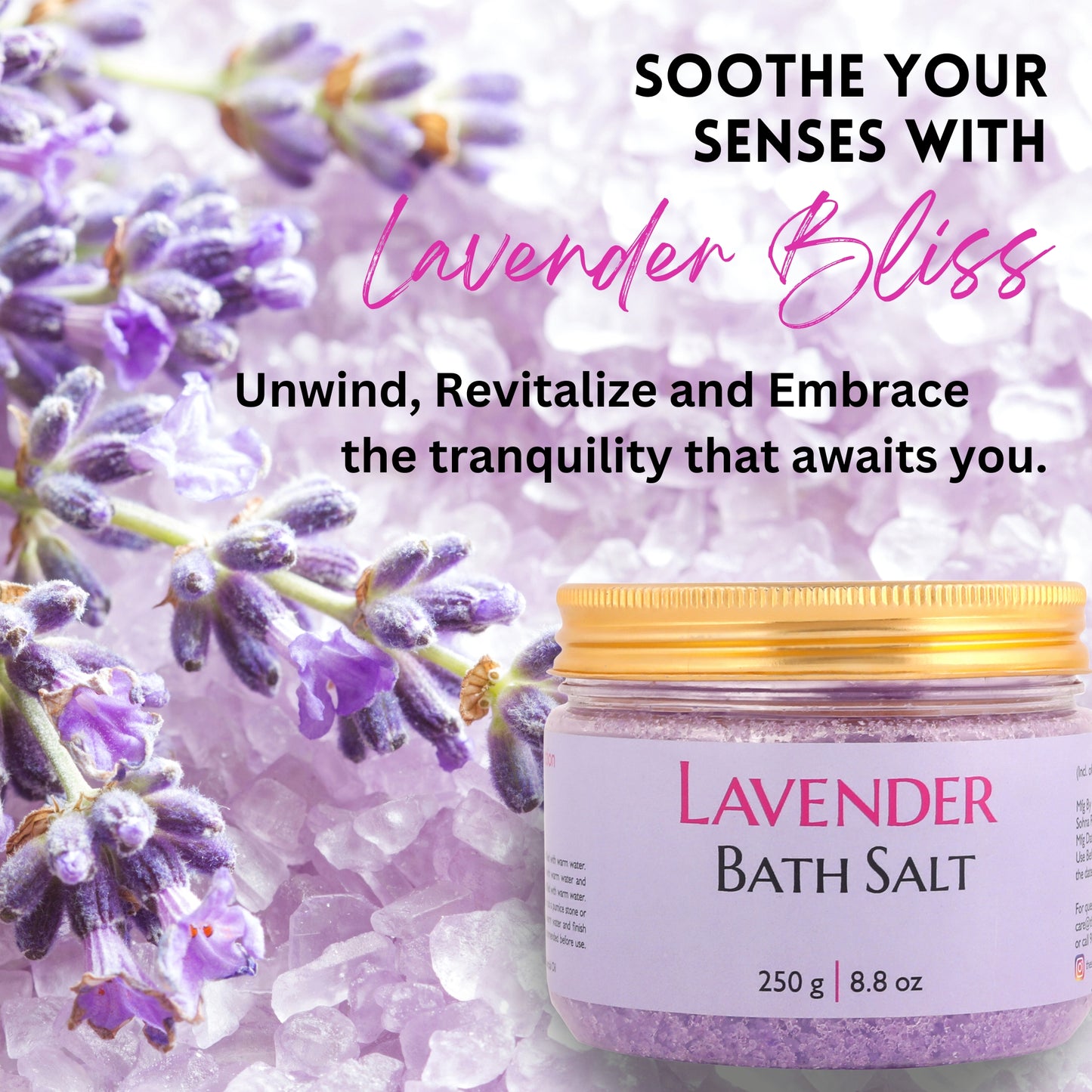 Lavender Epsom Bath Salt