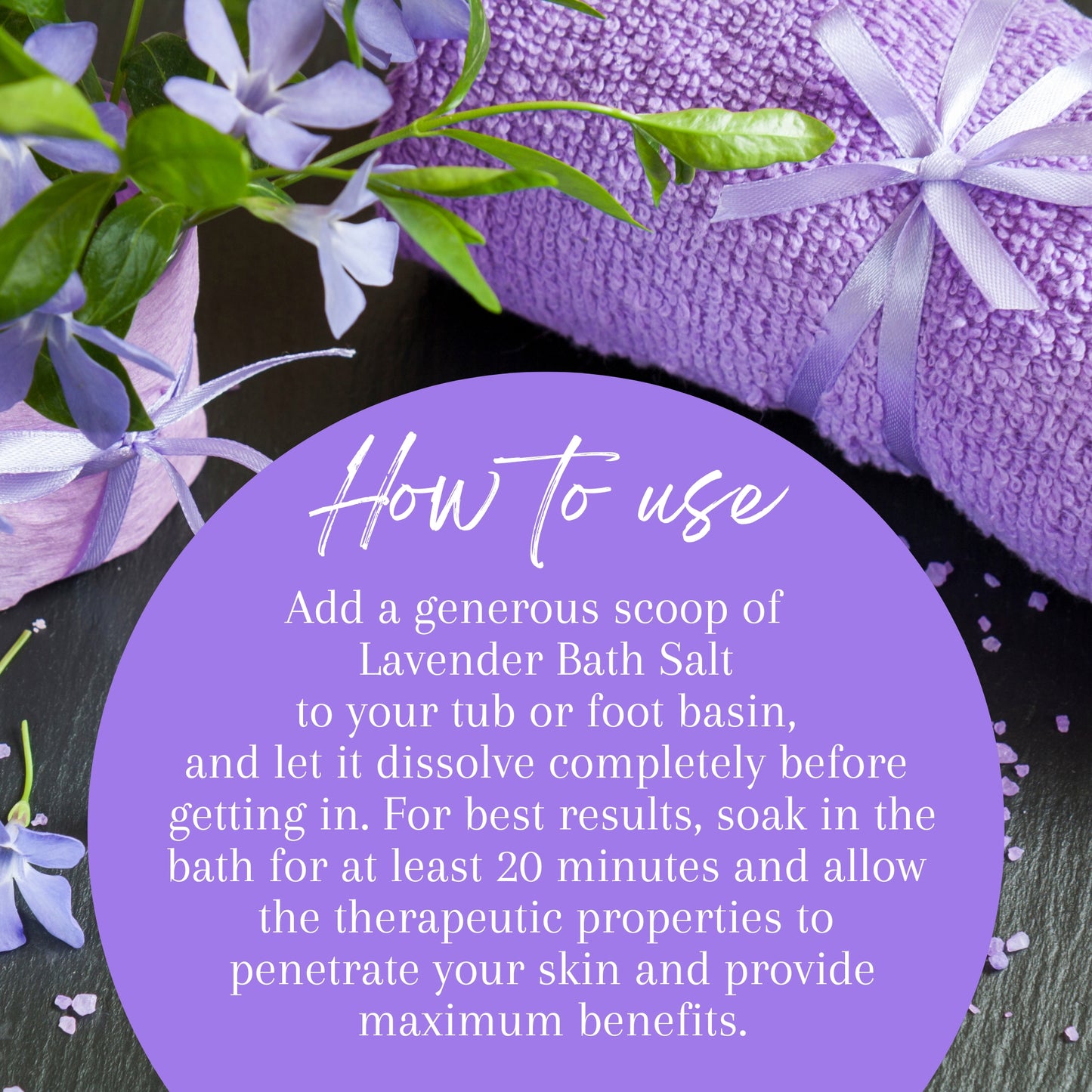 Lavender Epsom Bath Salt