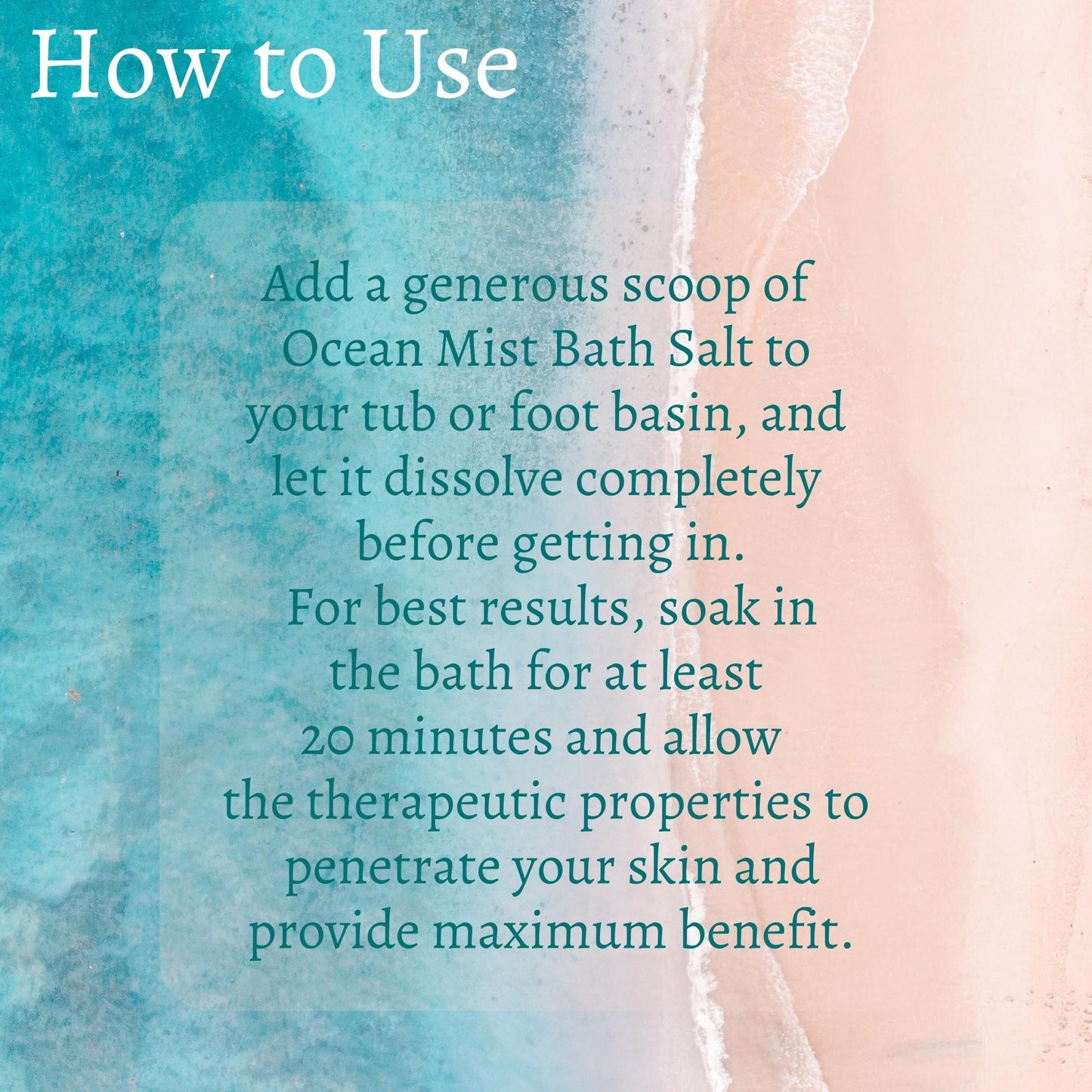 Ocean Mist Bath Salt