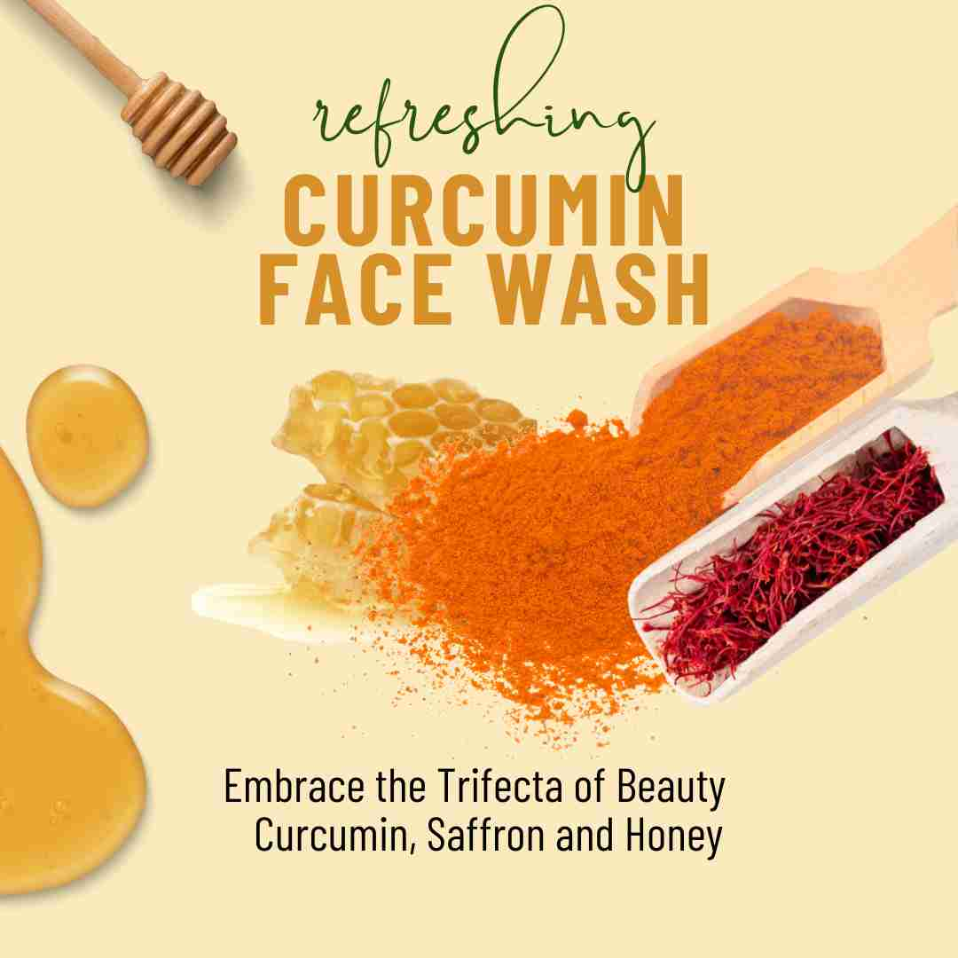 Curcumin Face Wash with Saffron and Honey